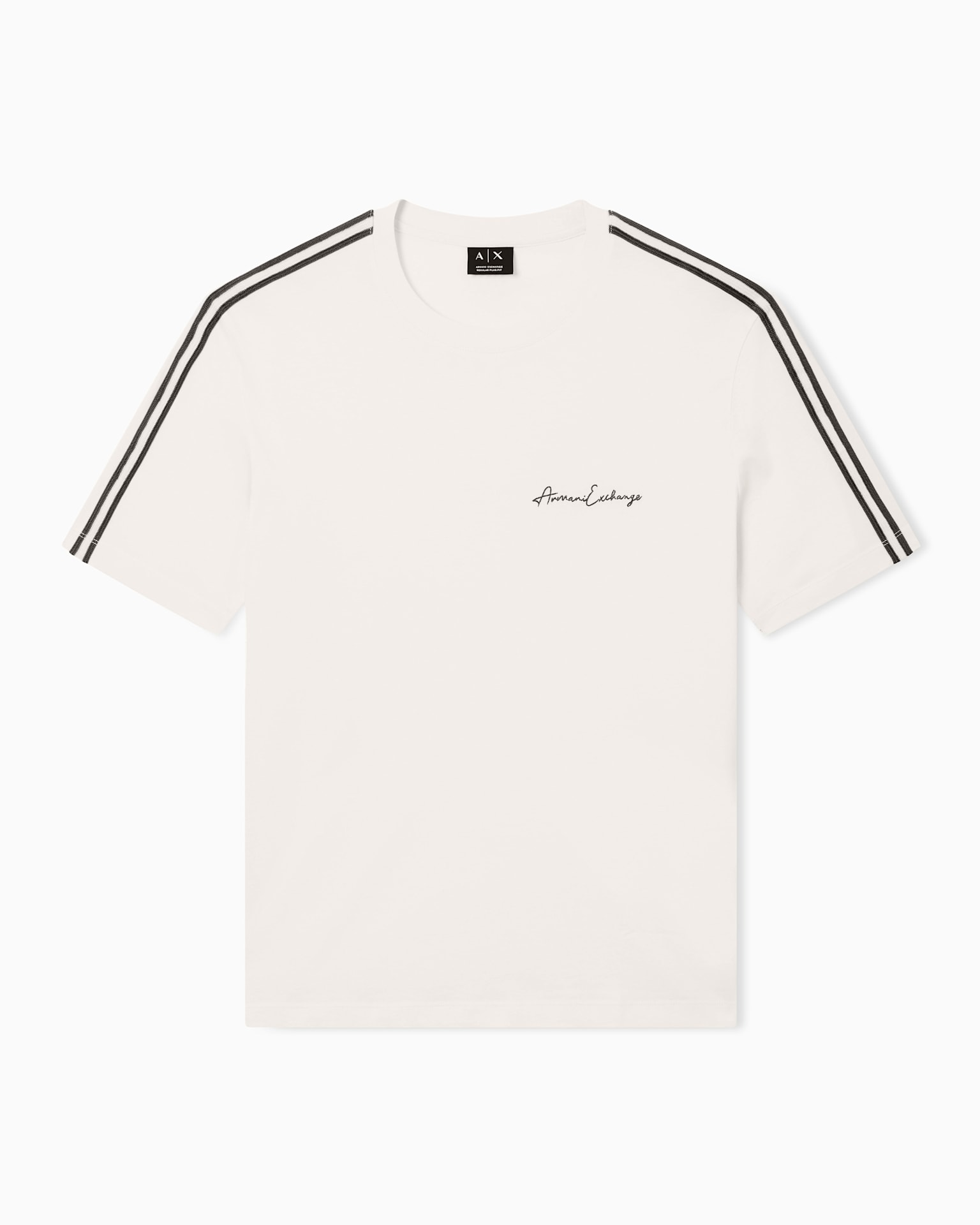 Logo T-Shirt in Mercerized Cotton de Armani Exchange